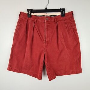 Vintage Polo Ralph Lauren Shorts Men's Tyler 34 x‎ 8" Chino Casual Red Fits 32"